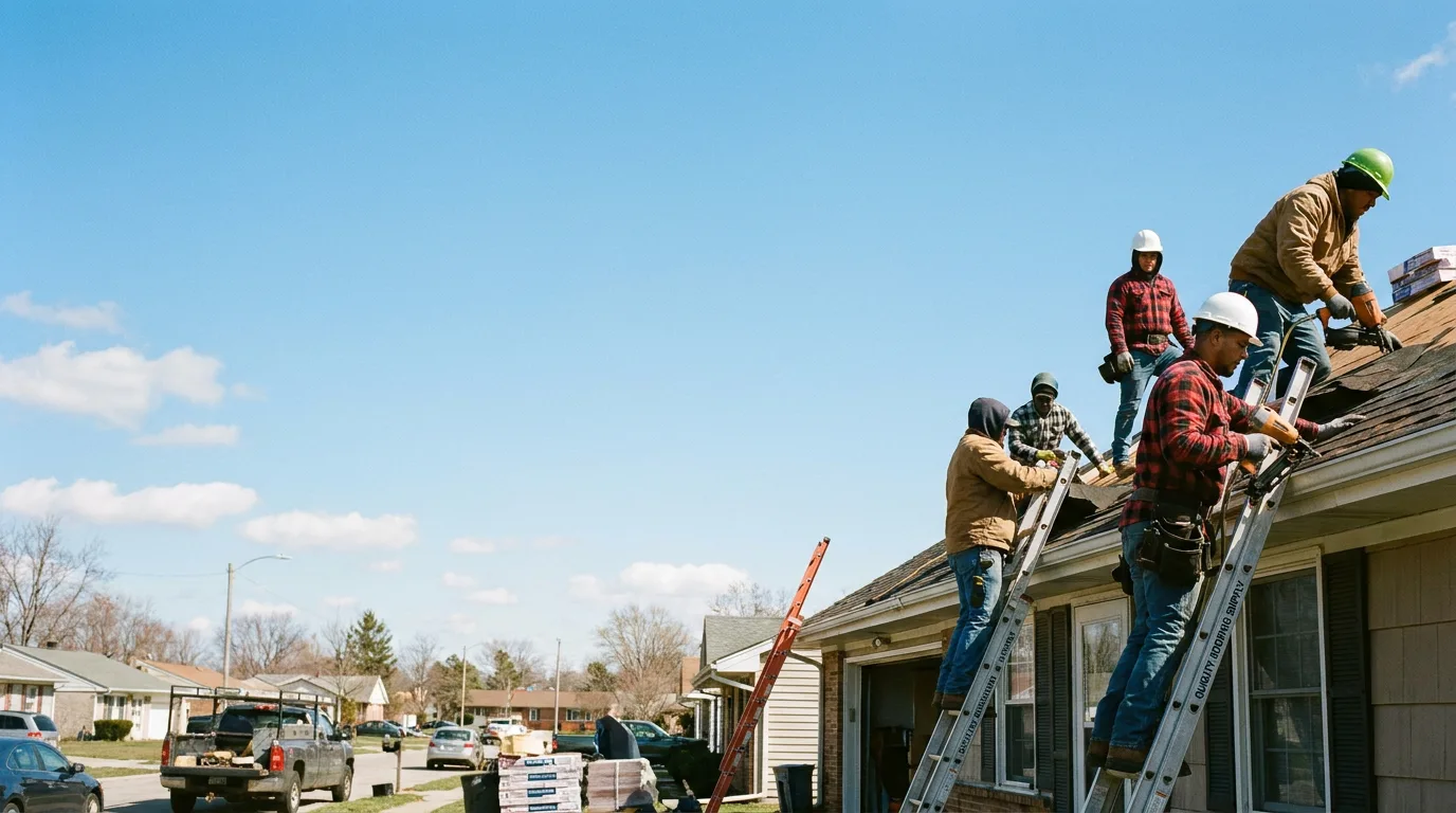 Roofing in Le Claire, IA near me
